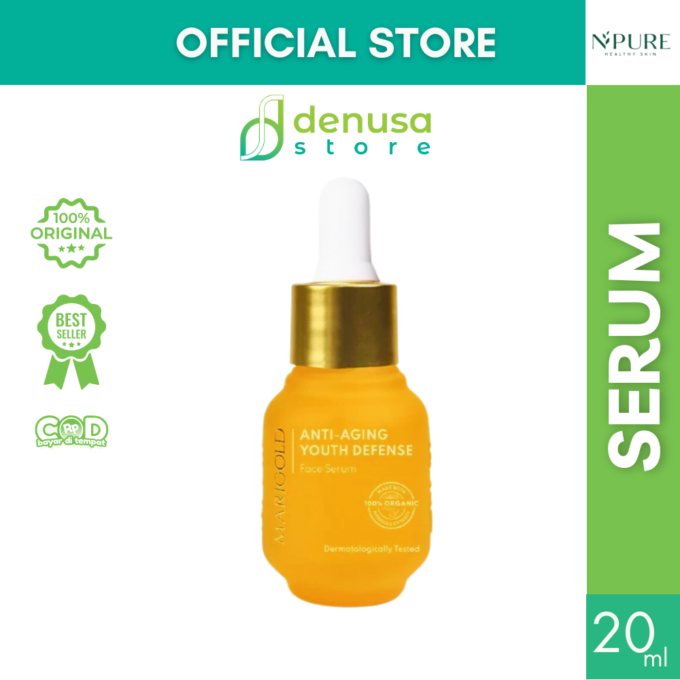 NPURE Marigold Anti Aging Youth Defense Face Serum 20ml