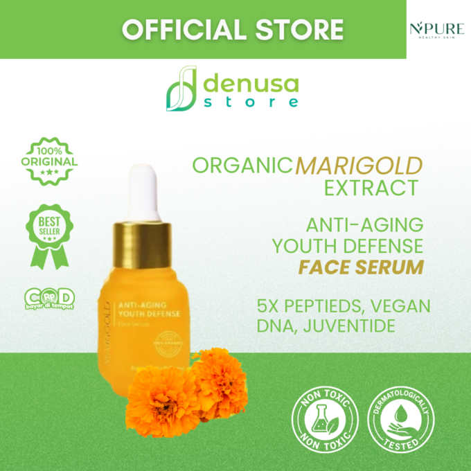 NPURE Marigold Anti Aging Youth Defense Face Serum 20ml