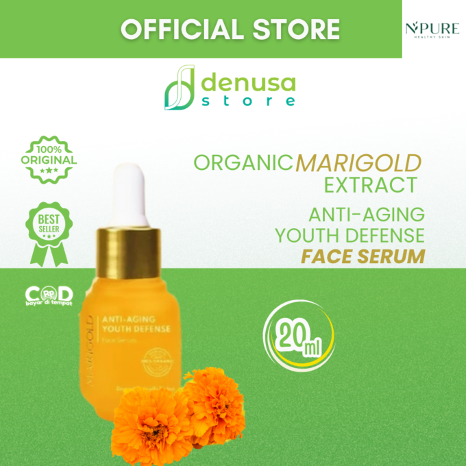 NPURE Marigold Anti Aging Youth Defense Face Serum 20ml