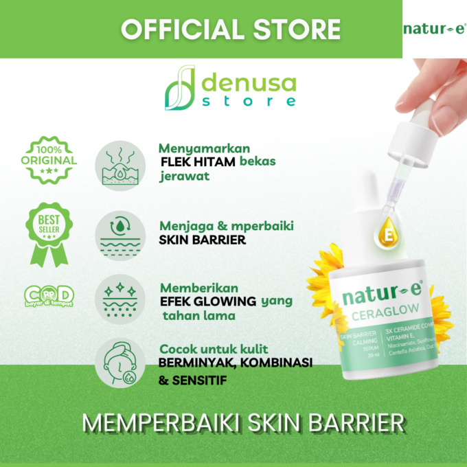 Natur-e Ceraglow Skin Barrier Calming Serum 20ml