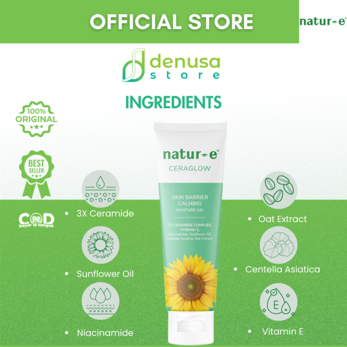 Natur-e Ceraglow Skin Barrier Calming Moisture Gel 30ml