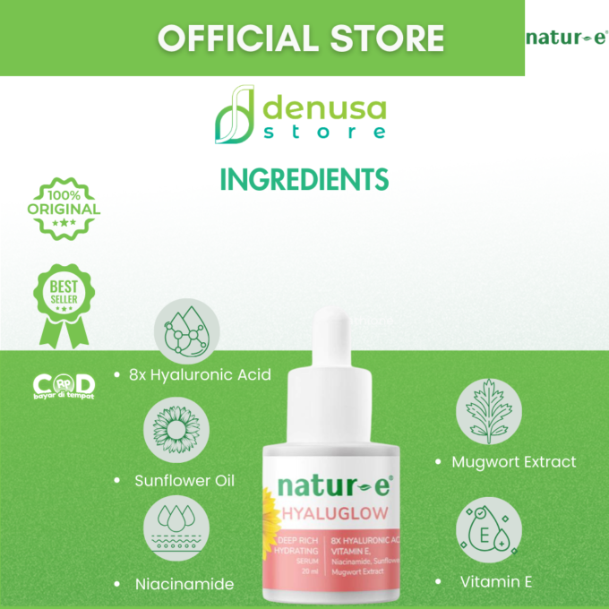 Natur-e Hyaluglow Deep Rich Hydrating Serum 20ml
