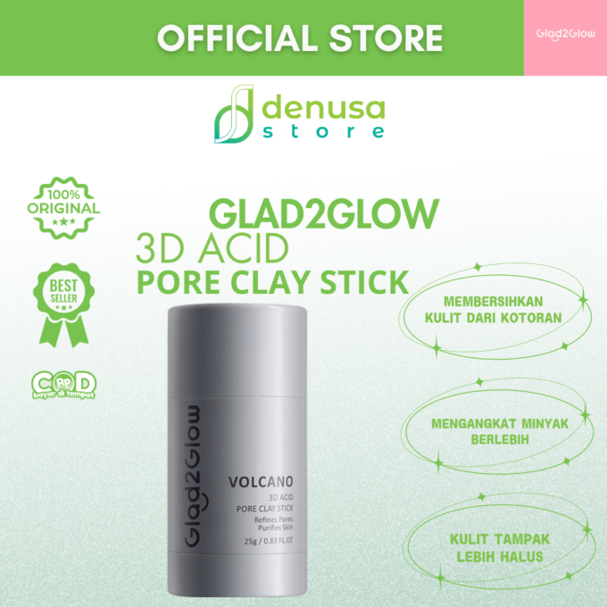 Glad2Glow Volcano 3D Acid Pore Clay Stick 25g