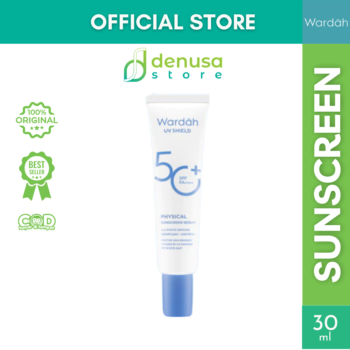 WARDAH UV Shield Physical Sunscreen Serum SPF 50+ Pa++++ 30 ml
