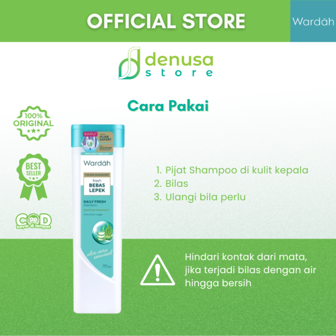 WARDAH Daily Fresh Shampoo 160 ml