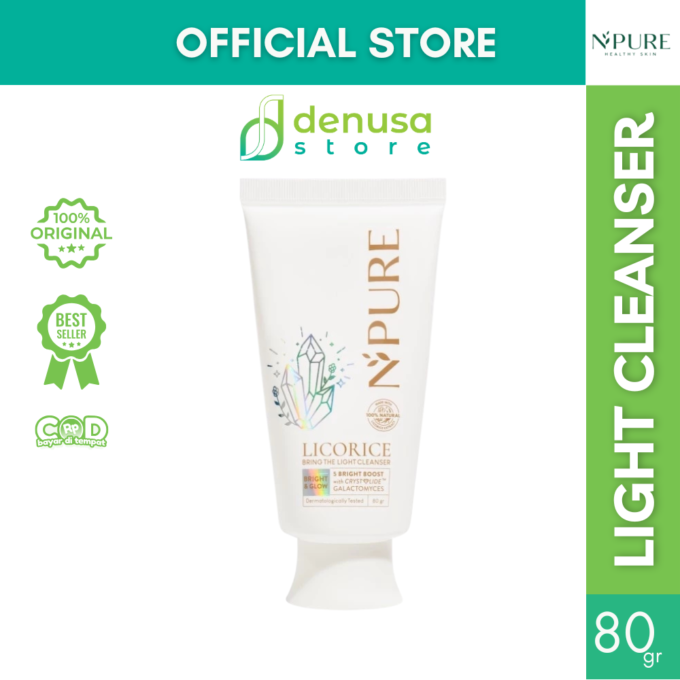 NPURE Licorice Bring The Light Cleanser 80gr