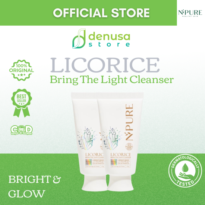 NPURE Licorice Bring The Light Cleanser 80gr