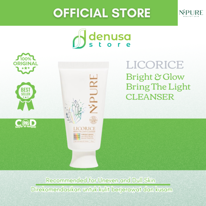 NPURE Licorice Bring The Light Cleanser 80gr