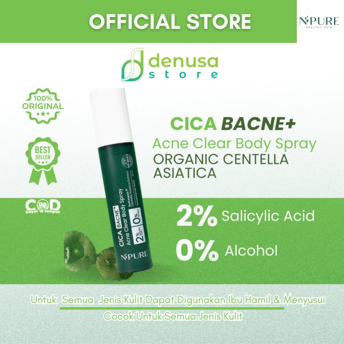 NPURE Cica Bacne Acne Clear Body Spray 50ml