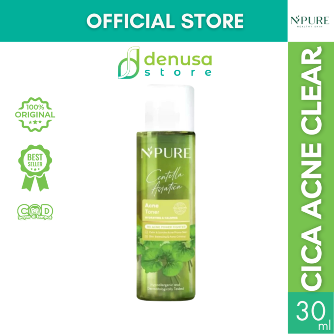 NPURE Centella Asiatica Acne Clear Hydrating n Calming Toner 30ml