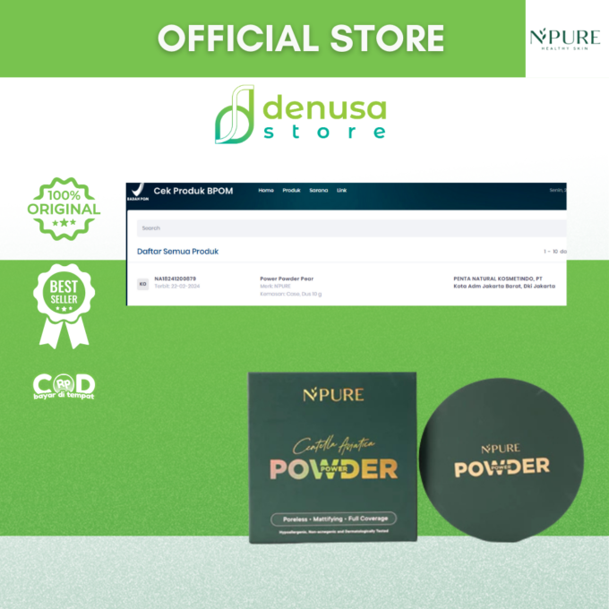 NPURE Centella Asiatica Power Powder Pear 10gr