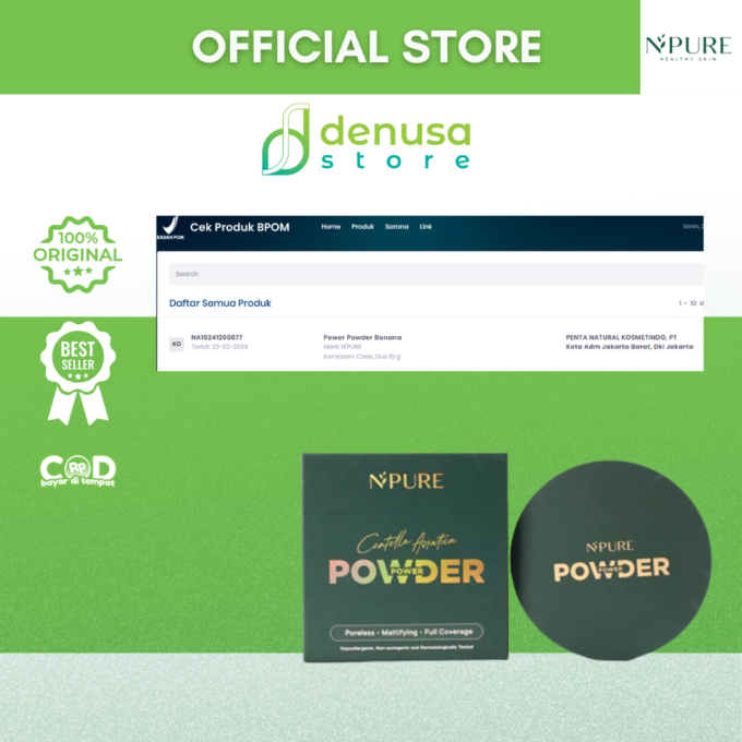 NPURE Centella Asiatica Power Powder Banana 10gr