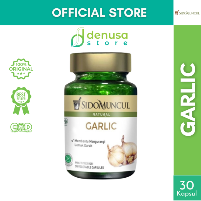 SIDOMUNCUL Natural Garlic 30 Kapsul