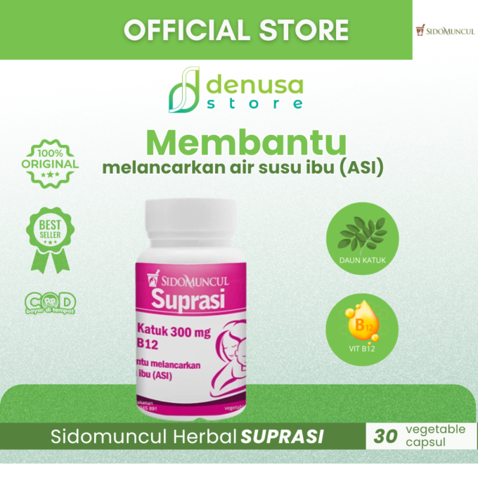 SIDOMUNCUL Herbal Suprasi 30 kapsul