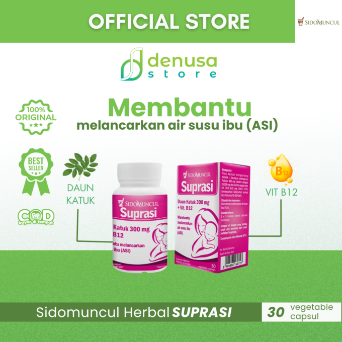 SIDOMUNCUL Herbal Suprasi 30 kapsul