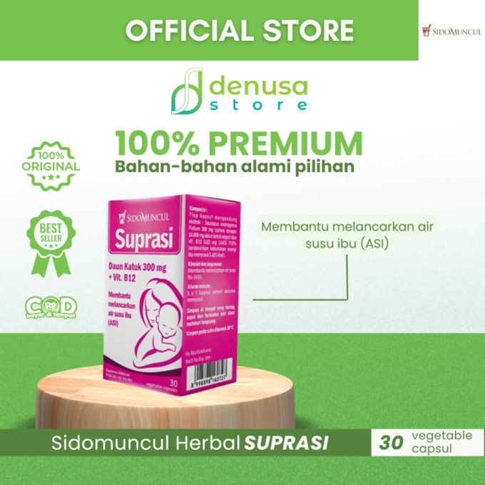 SIDOMUNCUL Herbal Suprasi 30 kapsul