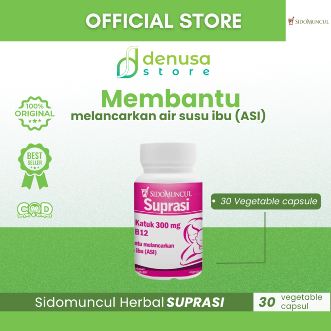 SIDOMUNCUL Herbal Suprasi 30 kapsul