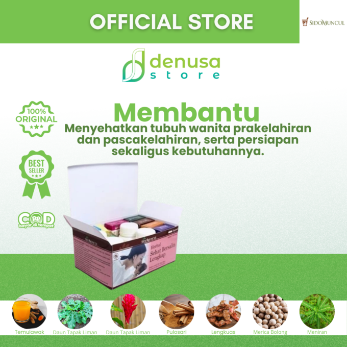 SIDOMUNCUL Herbal Sehat Bersalin Lengkap Untuk 1-40 Hari