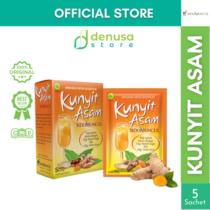 SIDOMUNCUL Kunyit Asam 5 Sachet