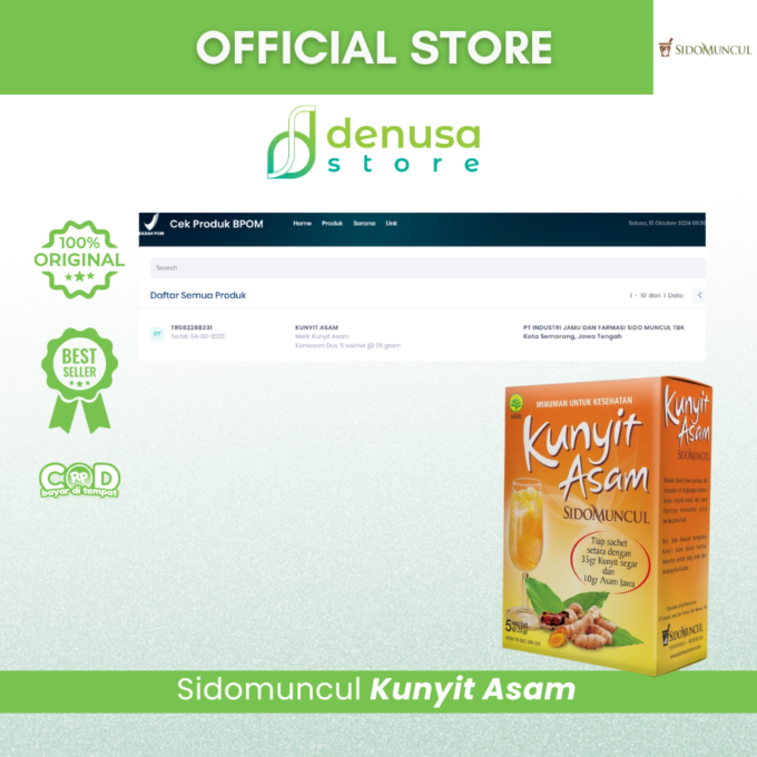 SIDOMUNCUL Kunyit Asam 5 Sachet