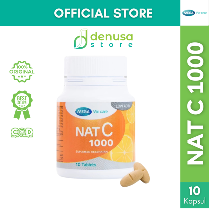 MEGA We Care Nat C 1000 Suplemen Kesehatan 10 Tablet