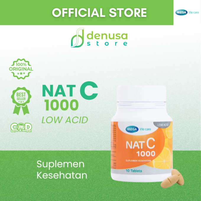 MEGA We Care Nat C 1000 Suplemen Kesehatan 10 Tablet