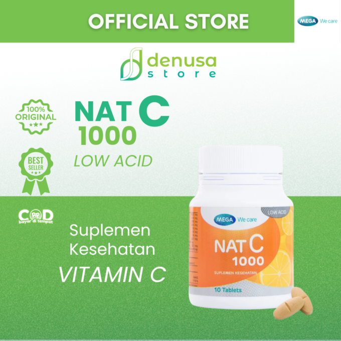 MEGA We Care Nat C 1000 Suplemen Kesehatan 10 Tablet