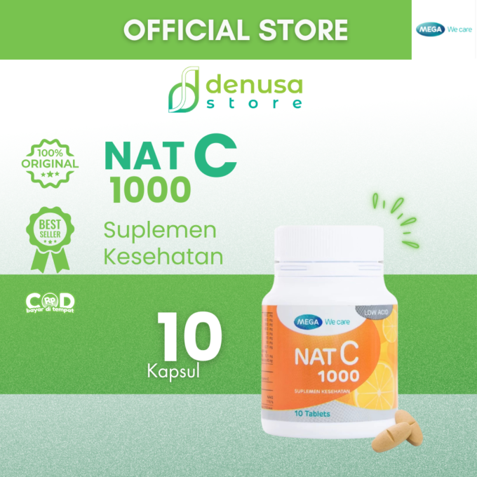 MEGA We Care Nat C 1000 Suplemen Kesehatan 10 Tablet