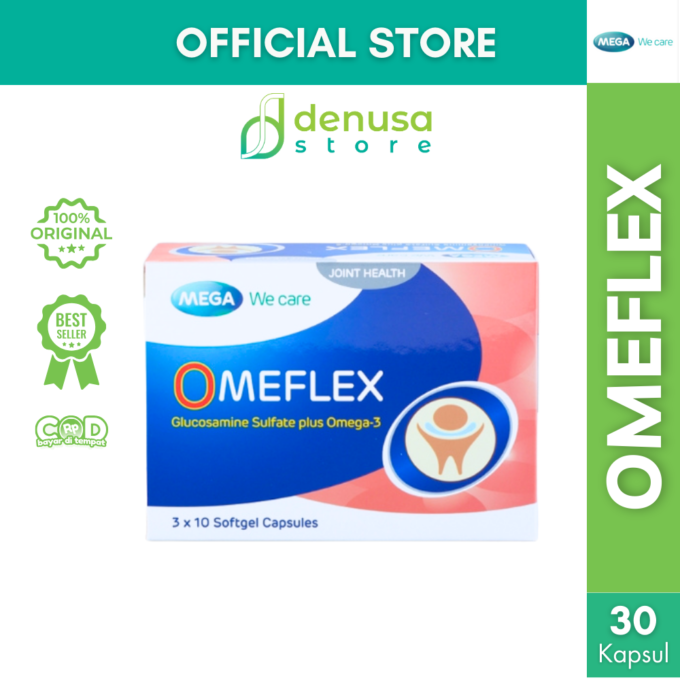 MEGA We Care Omeflex Glucosamine n Fish Oil 30 Softgel Capsules