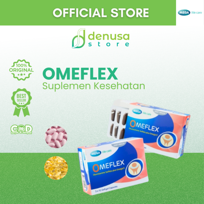 MEGA We Care Omeflex Glucosamine n Fish Oil 30 Softgel Capsules