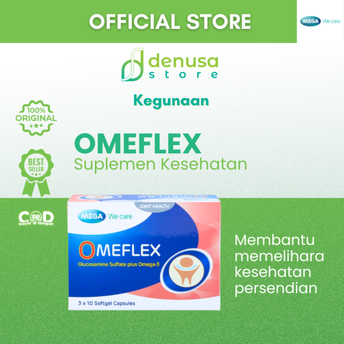 MEGA We Care Omeflex Glucosamine n Fish Oil 30 Softgel Capsules