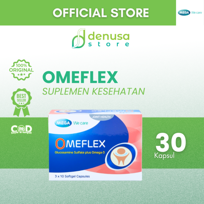 MEGA We Care Omeflex Glucosamine n Fish Oil 30 Softgel Capsules