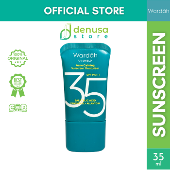 WARDAH UV Shield Acne Calming Sunscreen Moisturizer SPF 35 Pa+++ 35 ml