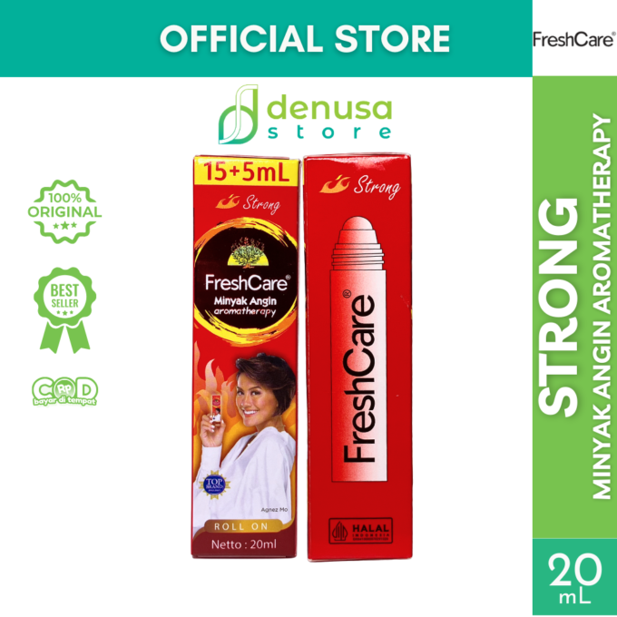 FreshCare Minyak Angin Aromatherapy Strong Roll On 20ml