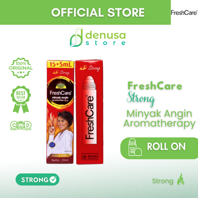 FreshCare Minyak Angin Aromatherapy Strong Roll On 20ml