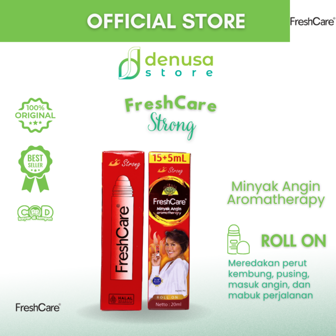 FreshCare Minyak Angin Aromatherapy Strong Roll On 20ml