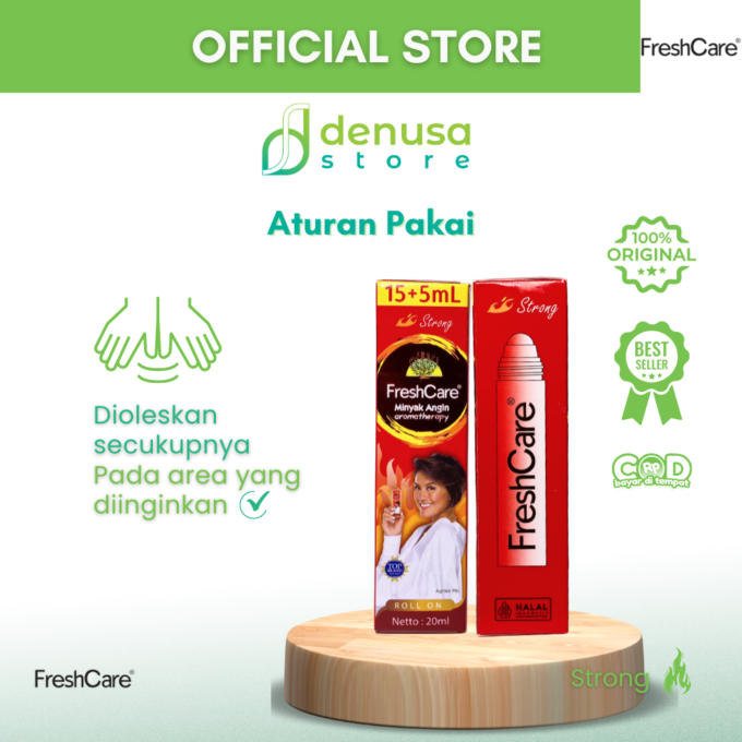 FreshCare Minyak Angin Aromatherapy Strong Roll On 20ml