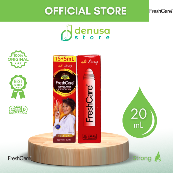 FreshCare Minyak Angin Aromatherapy Strong Roll On 20ml