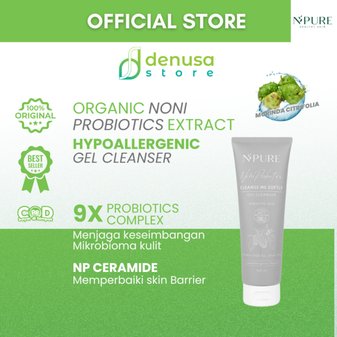 NPURE Noni Probiotics Cleanse Me Softly Hypoallergenic Gel Cleanser 100 ml