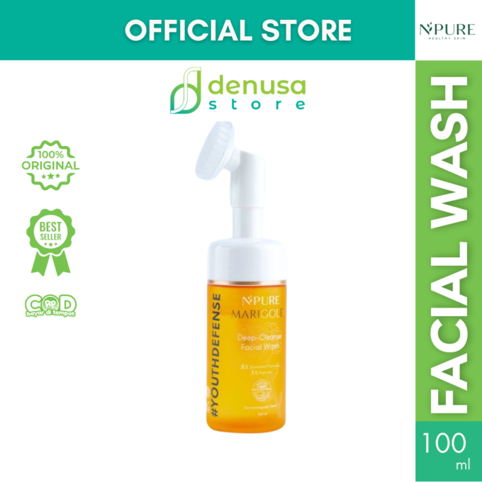 NPURE Marigold Deep Cleanse Facial Wash 100ml