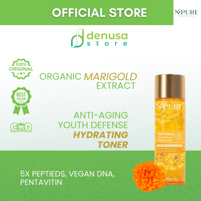 NPURE Marigold Anti Aging Youth Defense Hydrating Toner 150ml