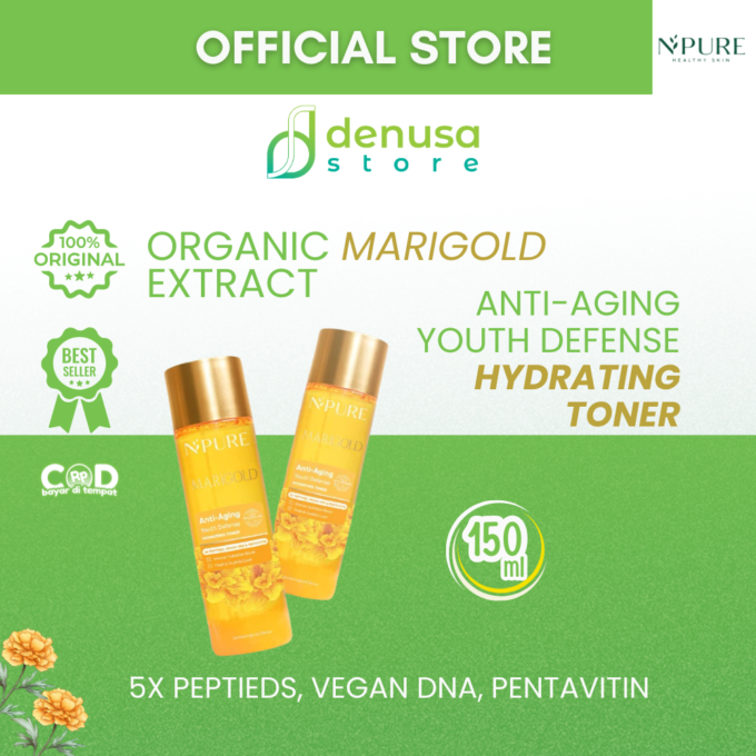 NPURE Marigold Anti Aging Youth Defense Hydrating Toner 150ml