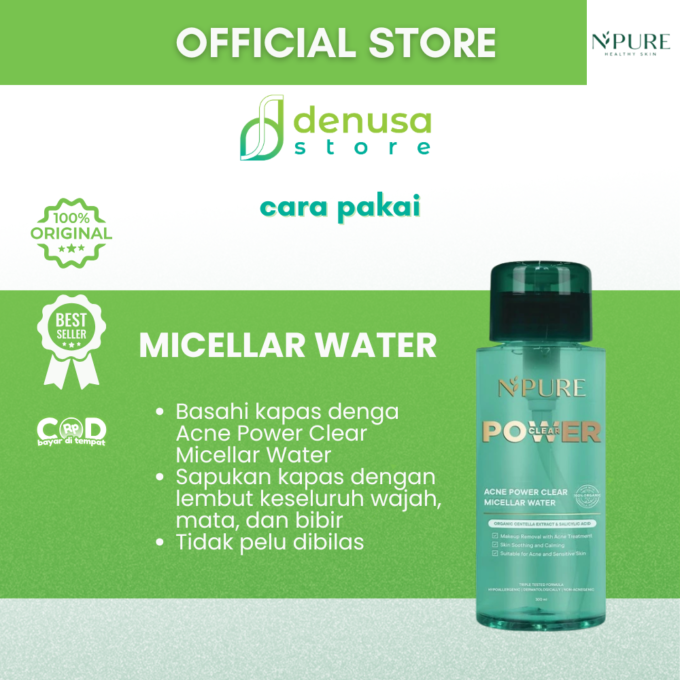 NPURE Acne Power Clear Micellar Water 300 ml