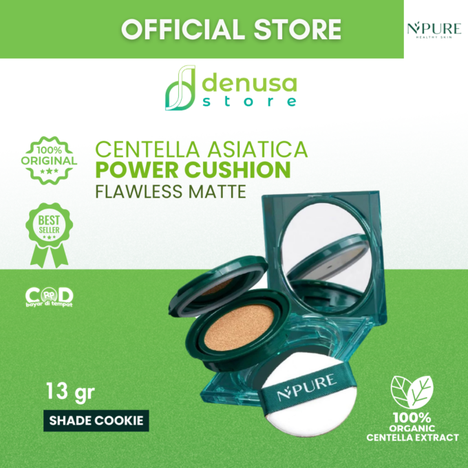 NPURE Flawless Matte Power Cushion Cookie 13gr