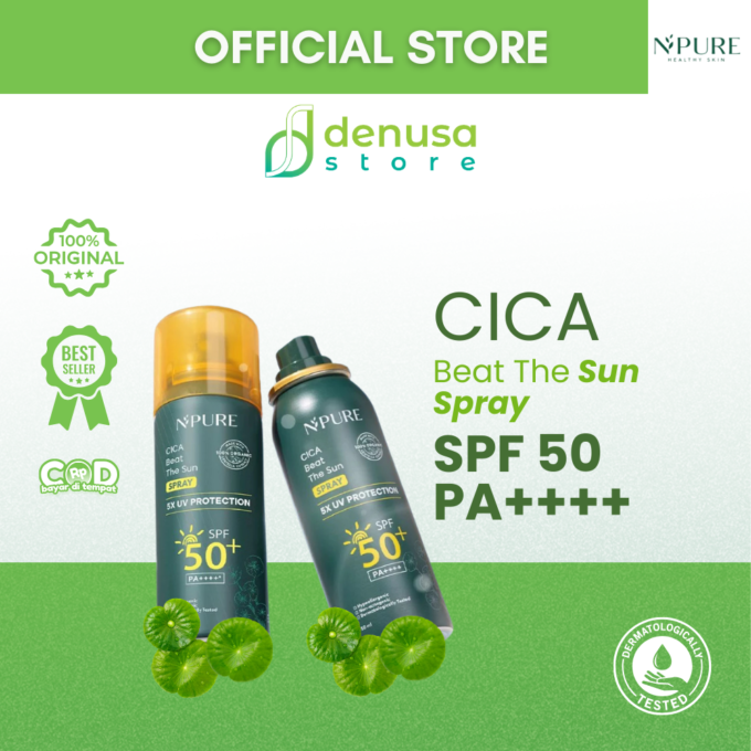 NPURE Cica Beat The Sun Spray 5X UV Protection SPF 50PA++++ 50 ml
