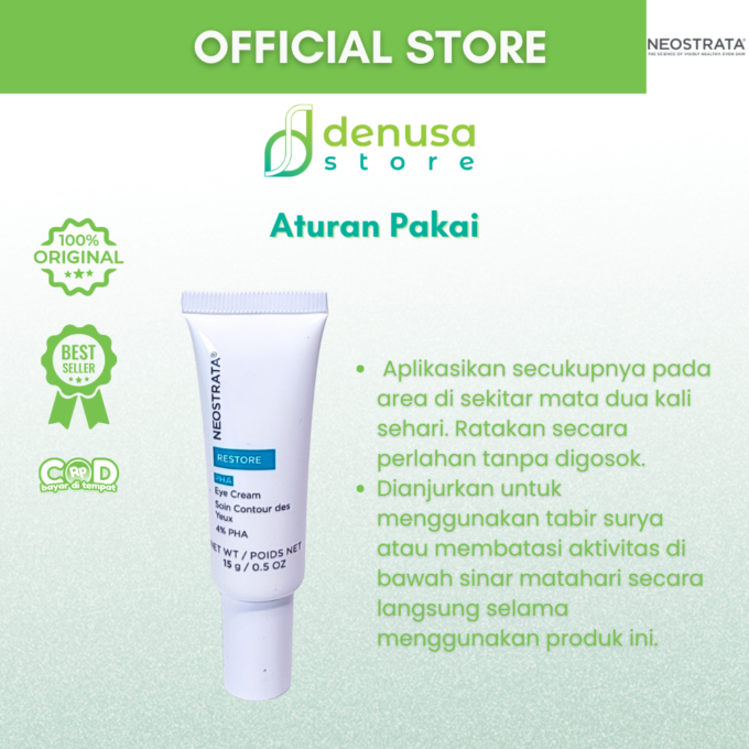 Neostrata Restore Eye Cream 4% PHA 15 g