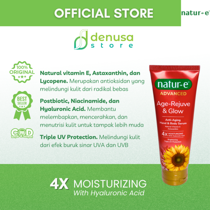 Natur-e Advanced Age Rejuve n Glow Anti Aging Hand n Body Serum 100 ml