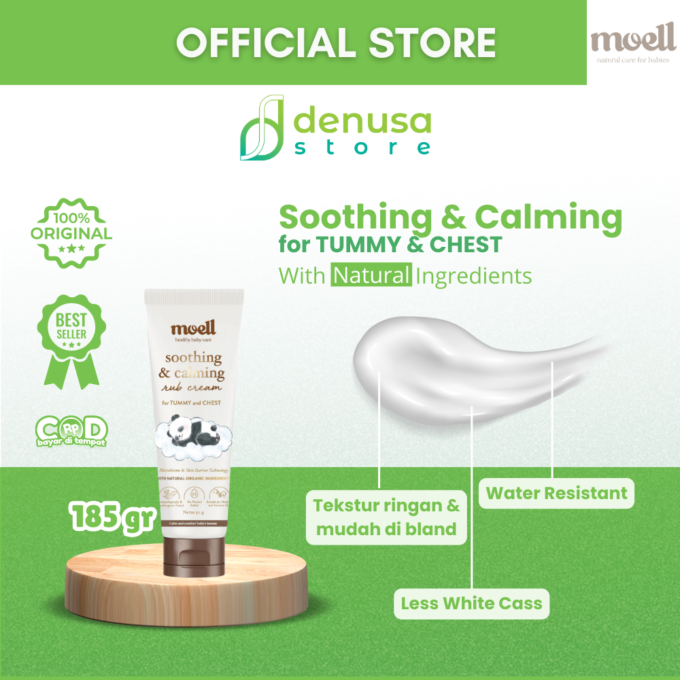 Buy 2 Get 1 Free | Moell Soothing n Calming Rub Cream n Body Lotion Free Shampoo (8997240891395, 8997240890770, 8997240890800)