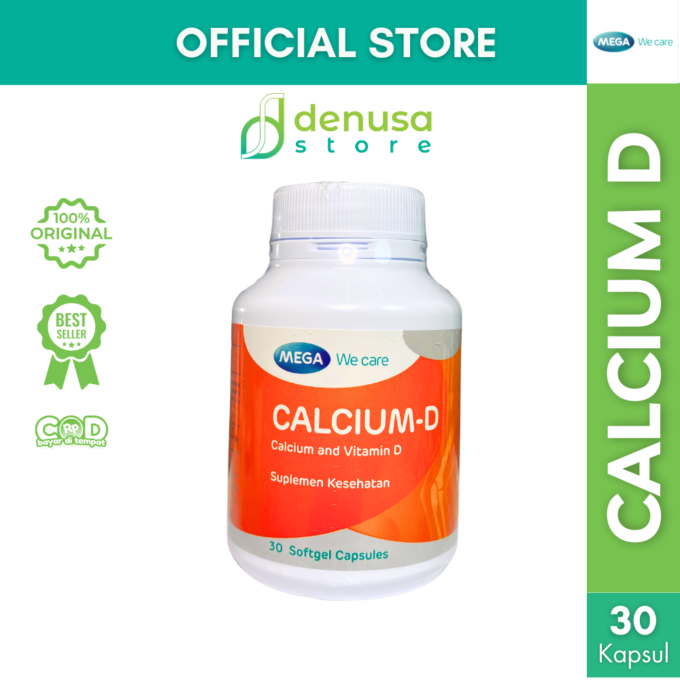 MEGA We Care Calcium D 30 Softgel Capsules