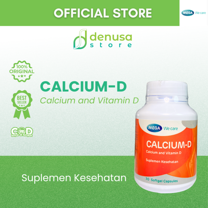 MEGA We Care Calcium D 30 Softgel Capsules